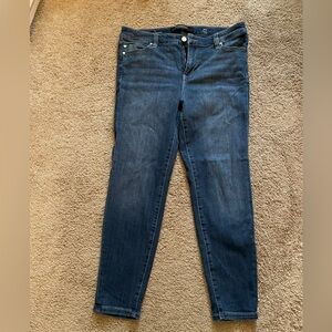 Liverpool Dark Wash Petite Skinny Jeans - Blue